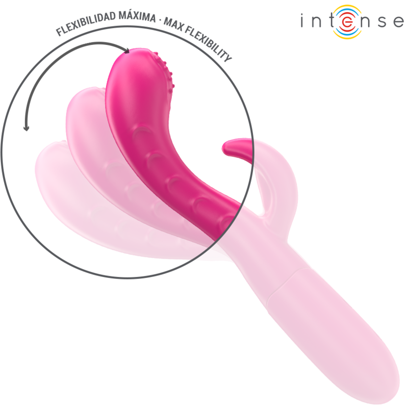 INTENSE - AMARA VIBREUR AVEC LANGUE STIMULANTE 10 VIBRATIONS ROSE