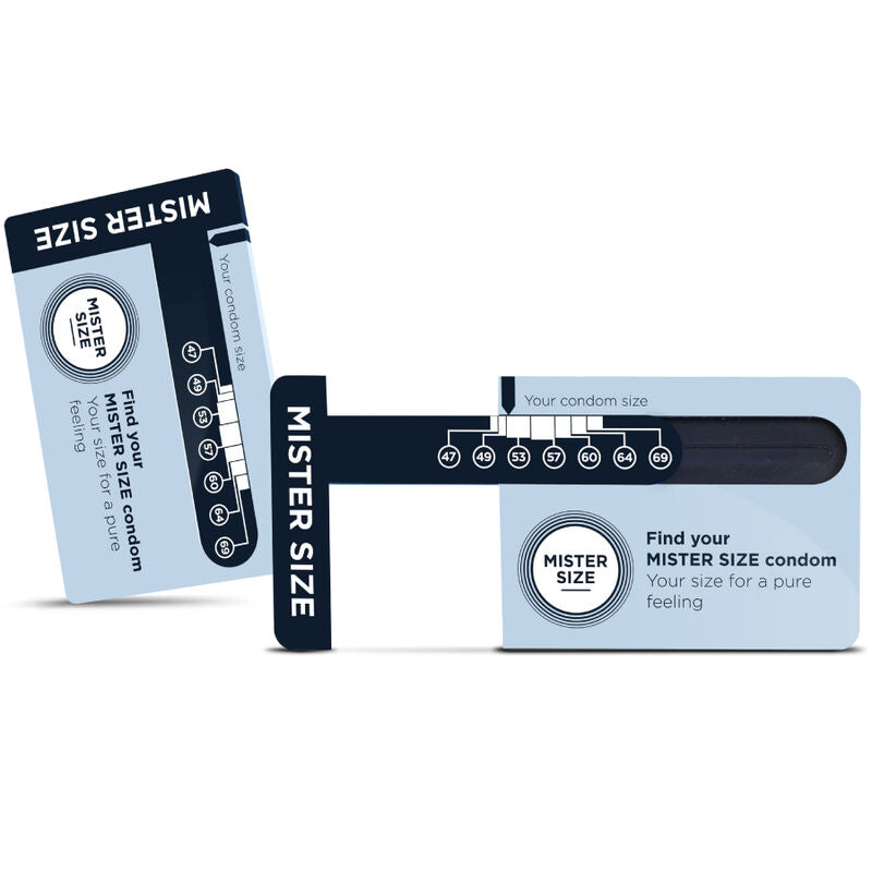 MISTER SIZE - IDEAL CONDOM SIZE MEASURER (ENGLISH)