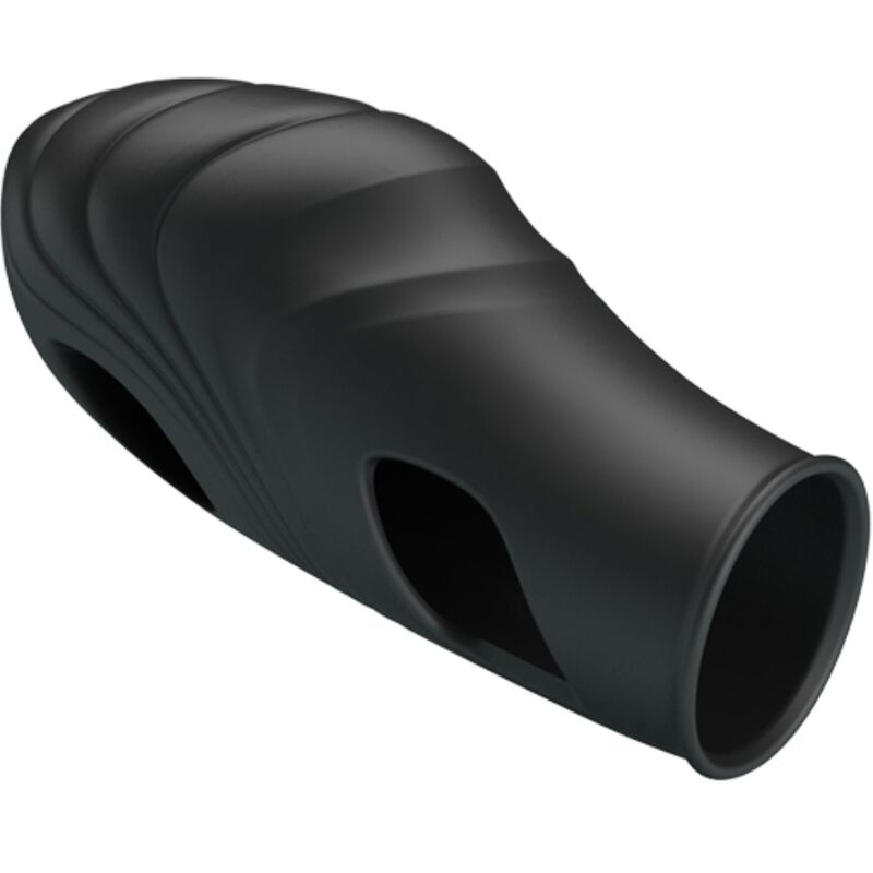 PRETTY LOVE - LICH VIBROMASSEUR DE DOIGT EN SILICONE NOIR