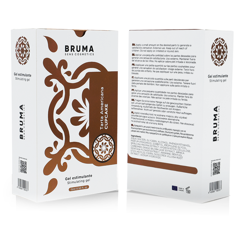 BRUMA - HUILE D'ONAGRE GEL ORGASMIQUE SAVEUR TARTE AMÉRICAINE