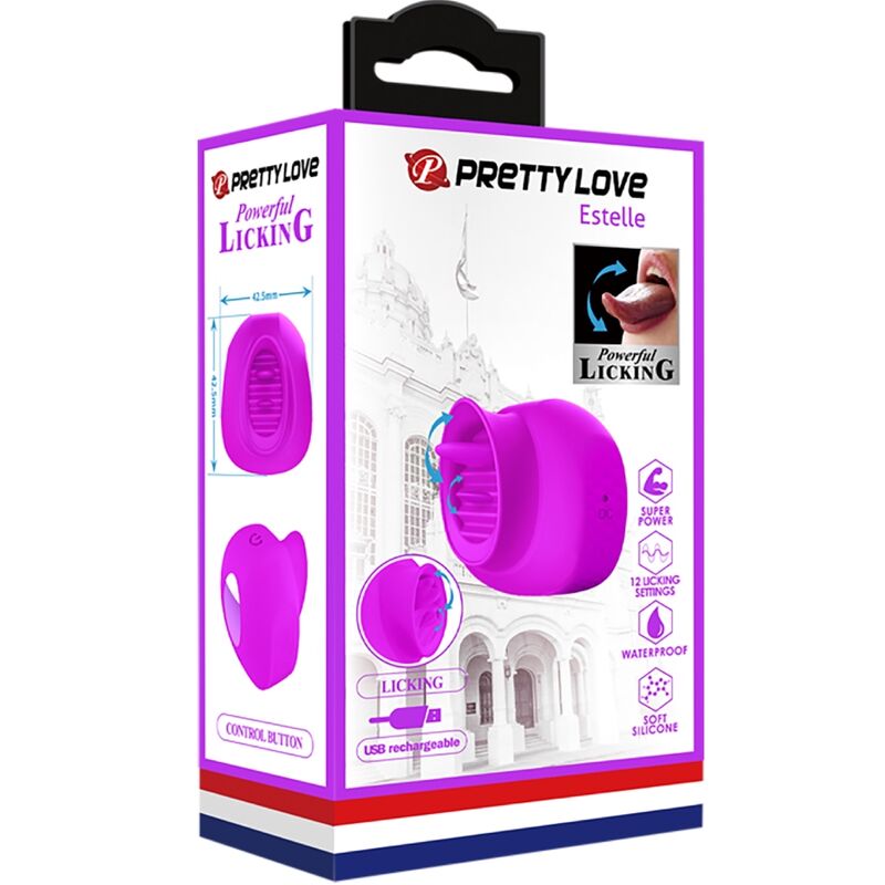 PRETTY LOVE - ESTELLE STIMULATEUR DE CLITORIS 12 VIBRATIONS VIOLET