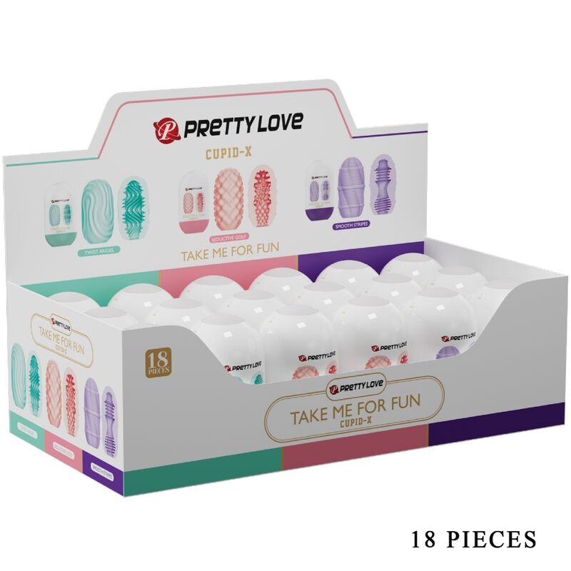 PRETTY LOVE - CUPID X 18 MASTURBATEURS MASCULINS TEXTURES VARIÉES