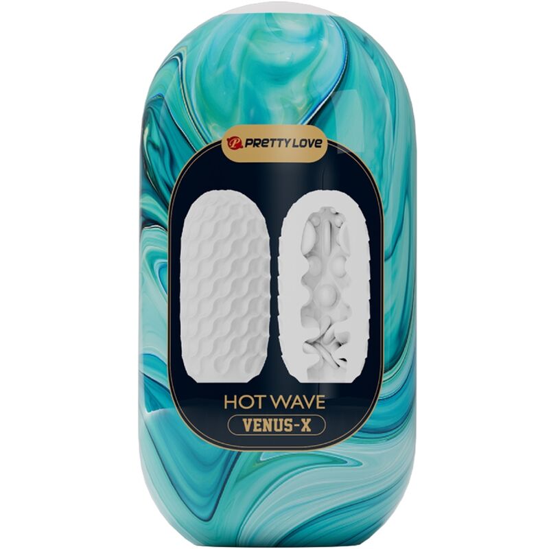 PRETTY LOVE - MASTURBATEUR MASCULIN EN SILICONE BLANC HOT WAVE