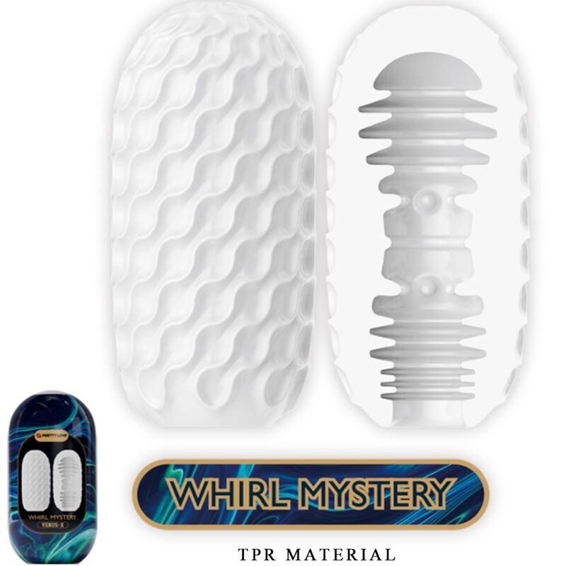 PRETTY LOVE - VENUS X 15 MASTURBATEURS MASCULINS SILICONE BLANC