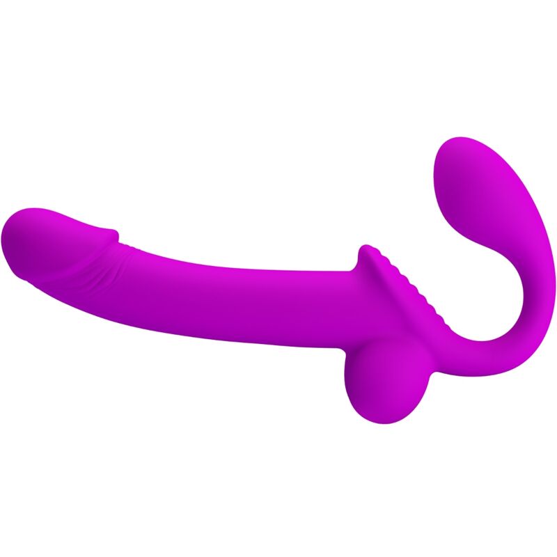 PRETTY LOVE - KELPIE DOUBLE PURPLE STRAP-ON STIMULATOR