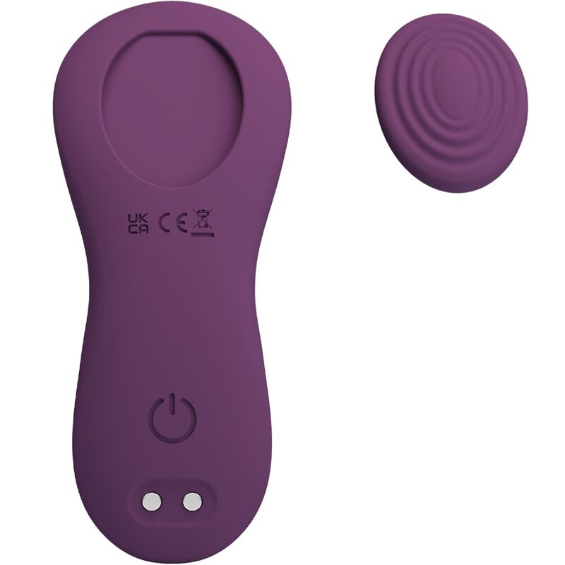PRETTY LOVE - MASSEUR LAY ON CLITORIS 10 VIBRATIONS TÉLÉCOMMANDE VIOLET