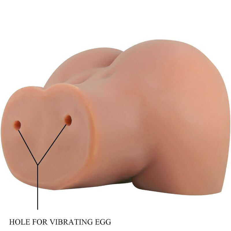 CRAZY BULL - MILA REAR VIBRATOR WITH REALISTIC VAGINA AND ANUS, REMOTE CONTROL