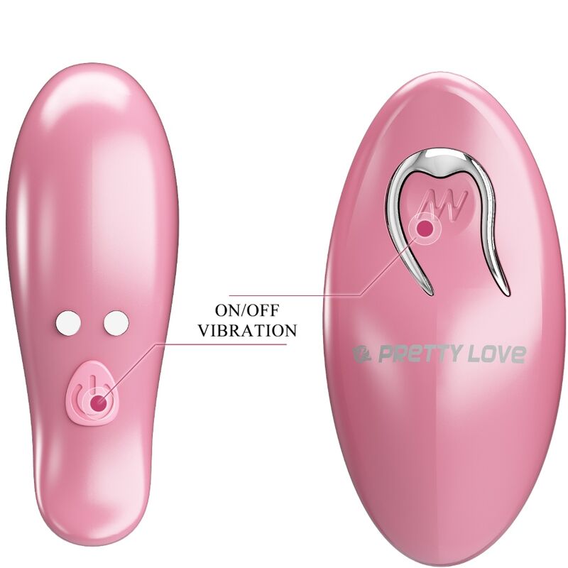 PRETTY LOVE - CAILEY PINCES À TÉTONS 10 VIBRATIONS TÉLÉCOMMANDE ROSE