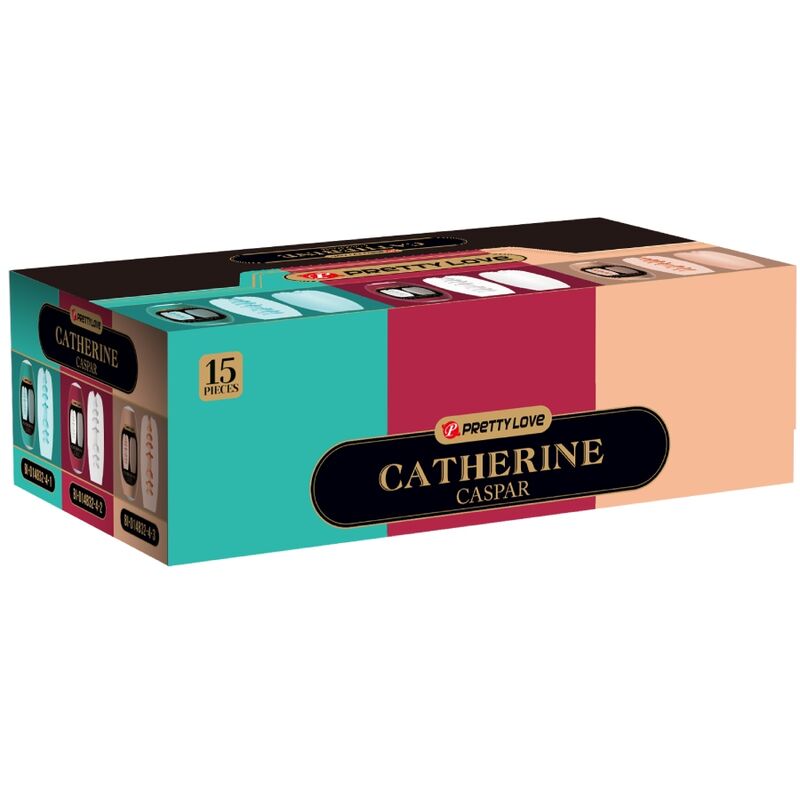 PRETTY LOVE - CASPAR PACK 15 MASTURBATEURS MASCULINS ASSORTIS