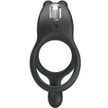 PRETTY LOVE - ANNEAU VIBRANT RABBIT DOUBLE ANNEAU 7 VIBRATIONS NOIR
