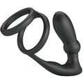 PRETTY LOVE - EMONI ANNEAU PÉNIEN + PLUG ANAL 12 VIBRATIONS NOIR