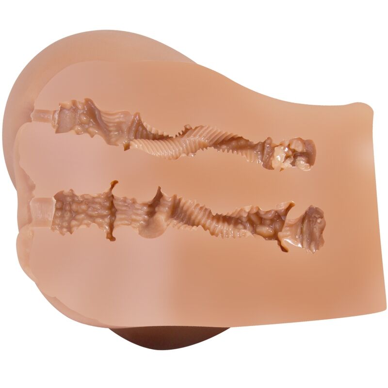 CRAZY BULL - EMILIA REAR VIBRATOR WITH NATURAL REALISTIC VAGINA AND ANUS, REMOTE CONTROL