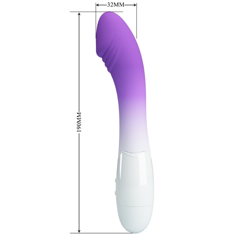 PRETTY LOVE - VIBREUR POINT G ÉLÉMENTAIRE 30 VIBRATIONS VIOLET