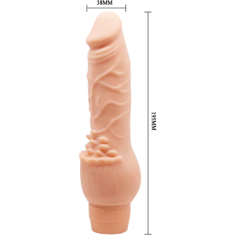 BAILE - VIBROMASSEUR RÉALISTE BARBARA 19.5 CM NATUREL