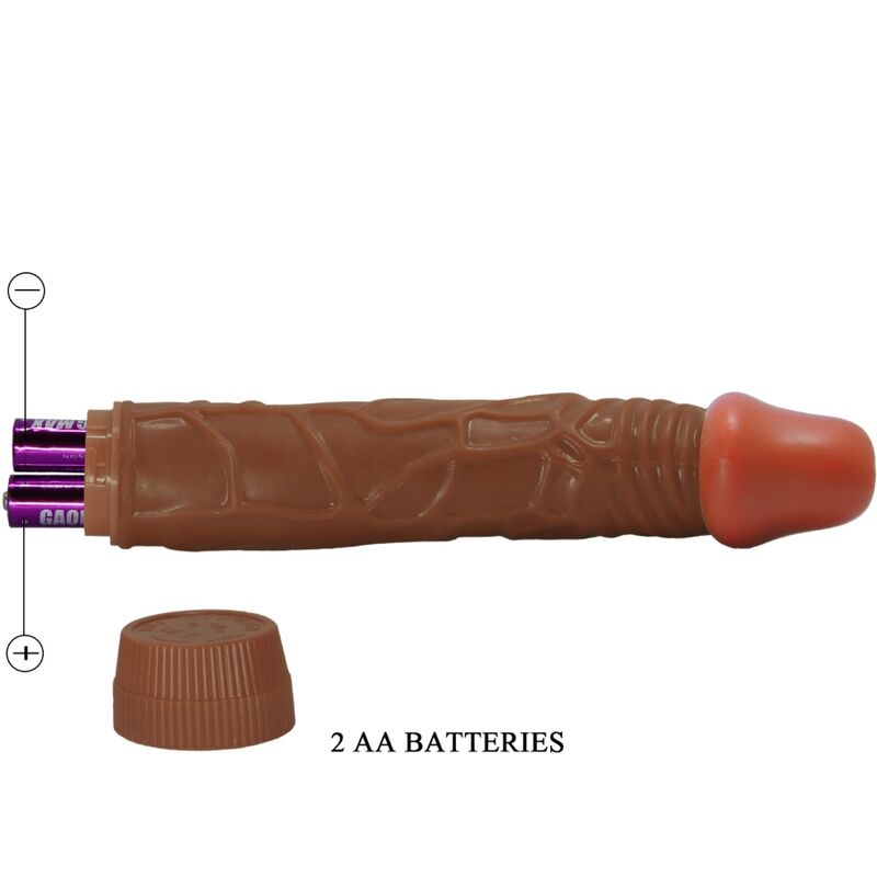 BAILE - VIBROMASSEUR RÉALISTE 22,5 CM MULATRE