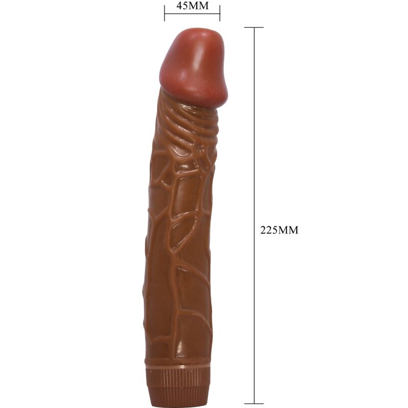 BAILE - VIBROMASSEUR RÉALISTE 22,5 CM MULATRE