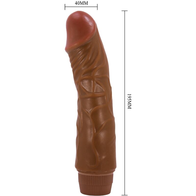 BAILE - JEFF VIBREUR RÉALISTE 19.5 CM MULÂTRE