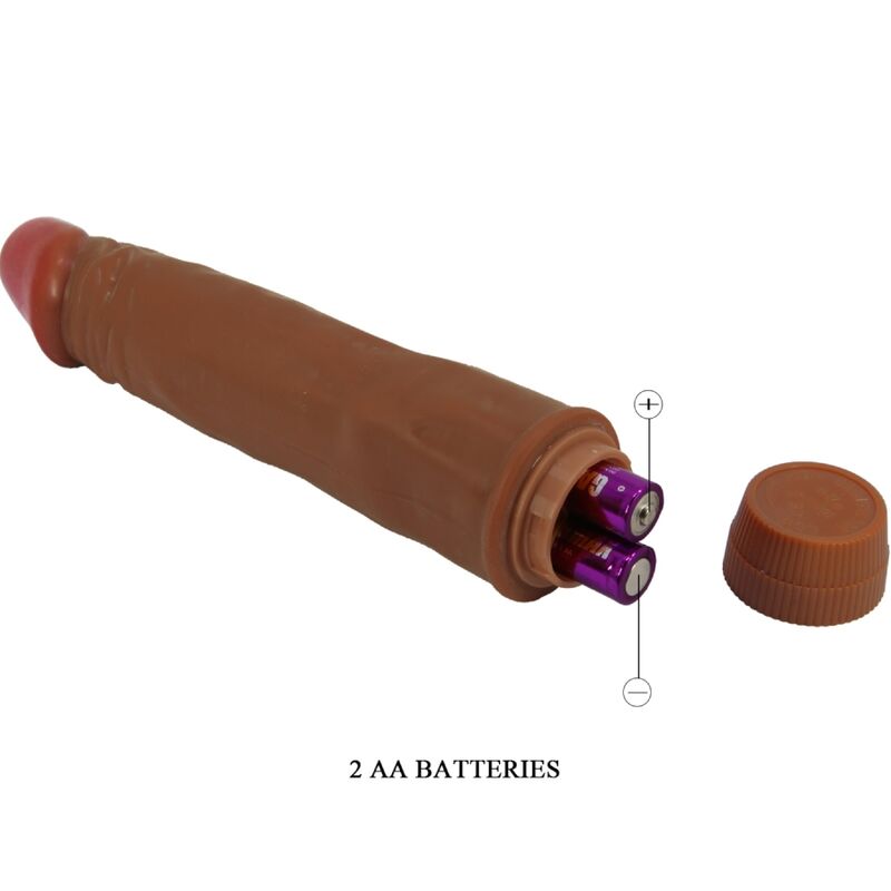 BAILE - VIBROMASSEUR RÉALISTE NAIN 21 CM MULATRE