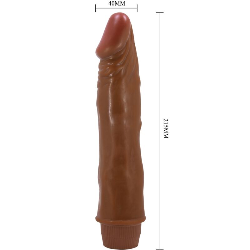 BAILE - VIBROMASSEUR RÉALISTE NAIN 21 CM MULATRE