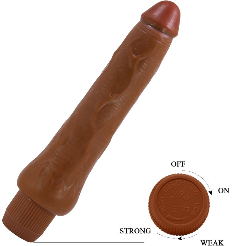 BAILE - DRYADE VIBREUR RÉALISTE 25 CM MULÂTRE
