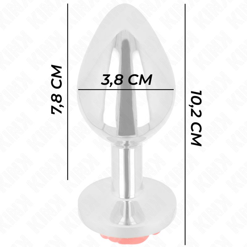 KINK - RED ROSE ANAL PLUG SIZE L