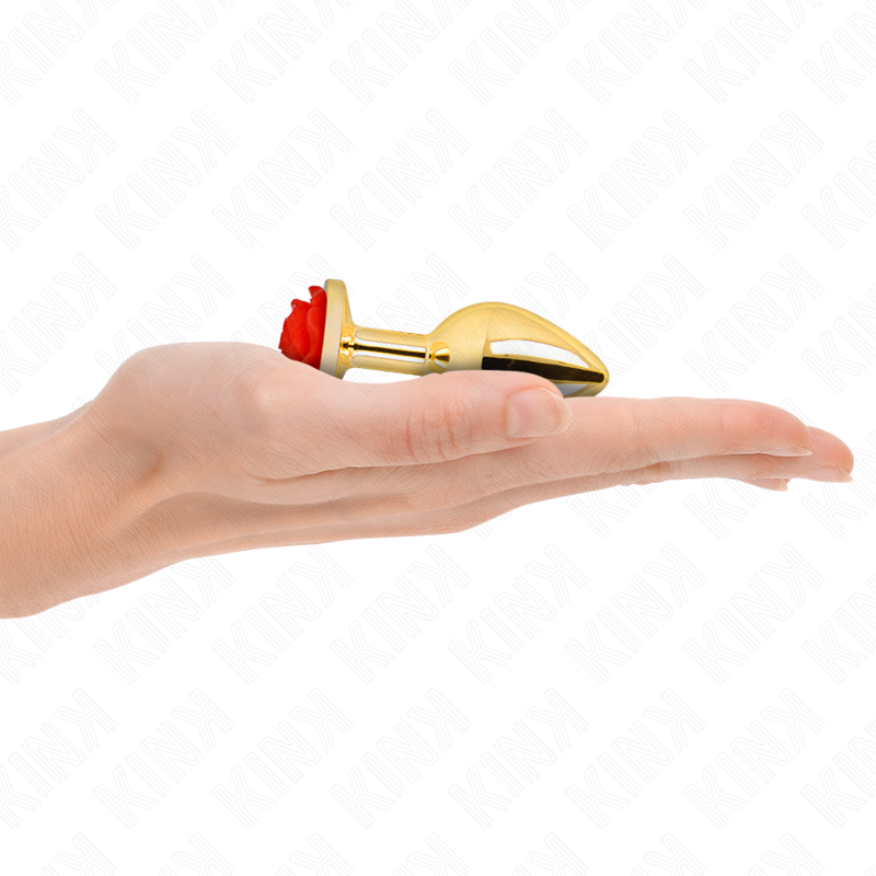 KINK - GOLD ROSE RED ANAL PLUG SIZE S