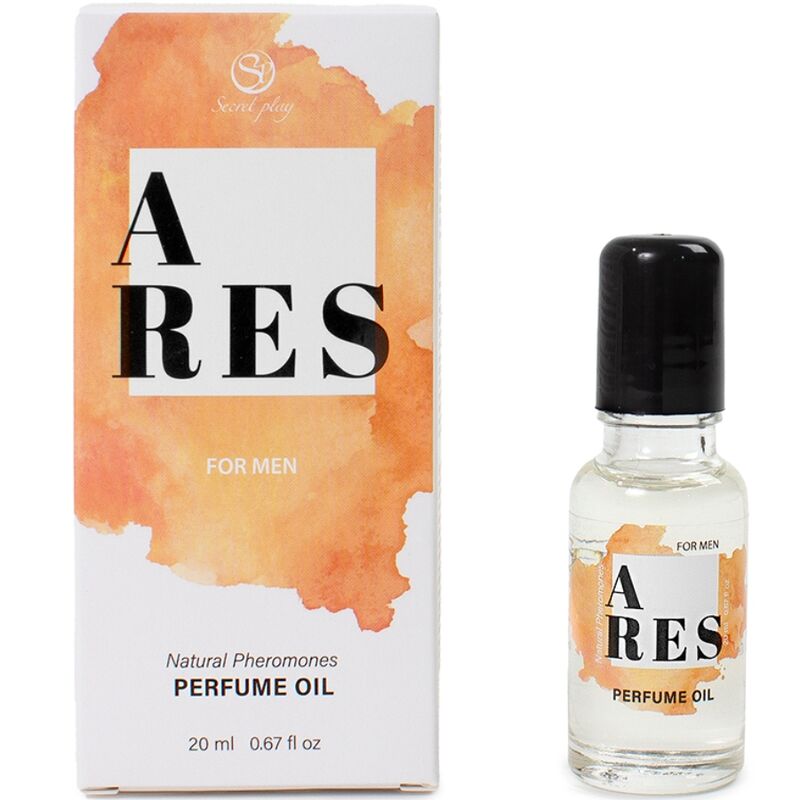 SECRETPLAY - ARES PARFUM HUILE NATURELLE À PHÉROMONES POUR HOMME 20 ML