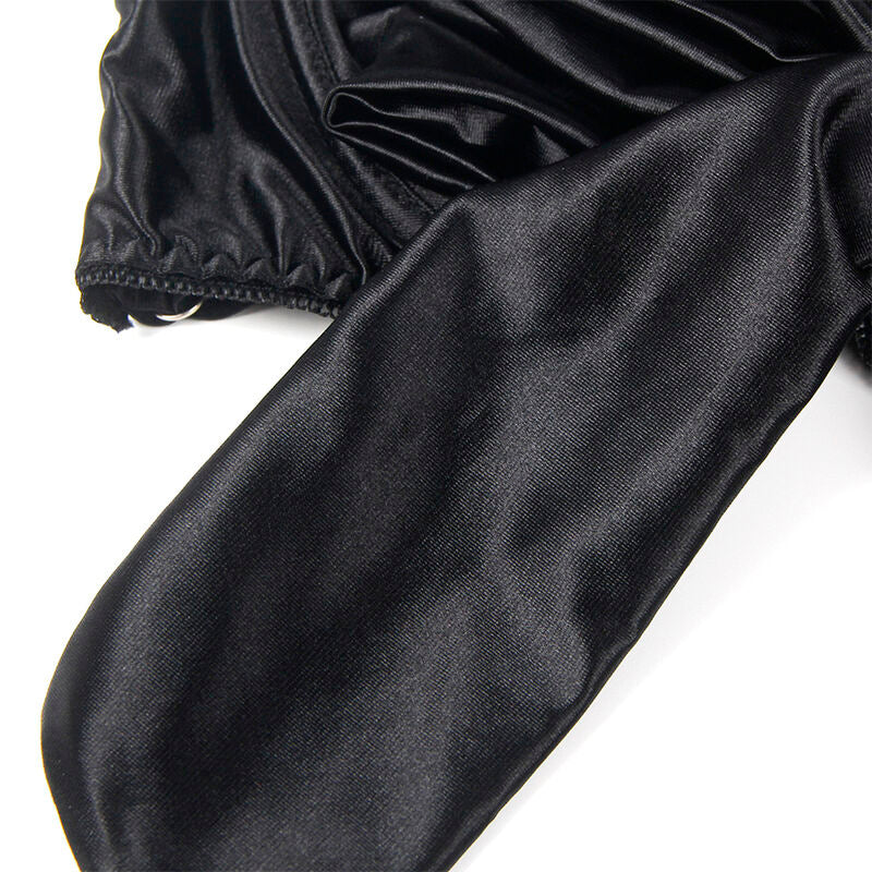 SUBBLIME - 955199 ENSEMBLE SOUTIEN-GORGE À NŒUD NOIR RÉGLABLE S/M