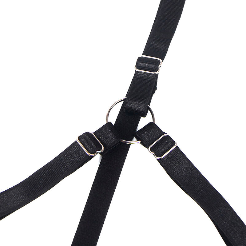 SUBBLIME - 955199 ENSEMBLE SOUTIEN-GORGE À NŒUD NOIR RÉGLABLE S/M