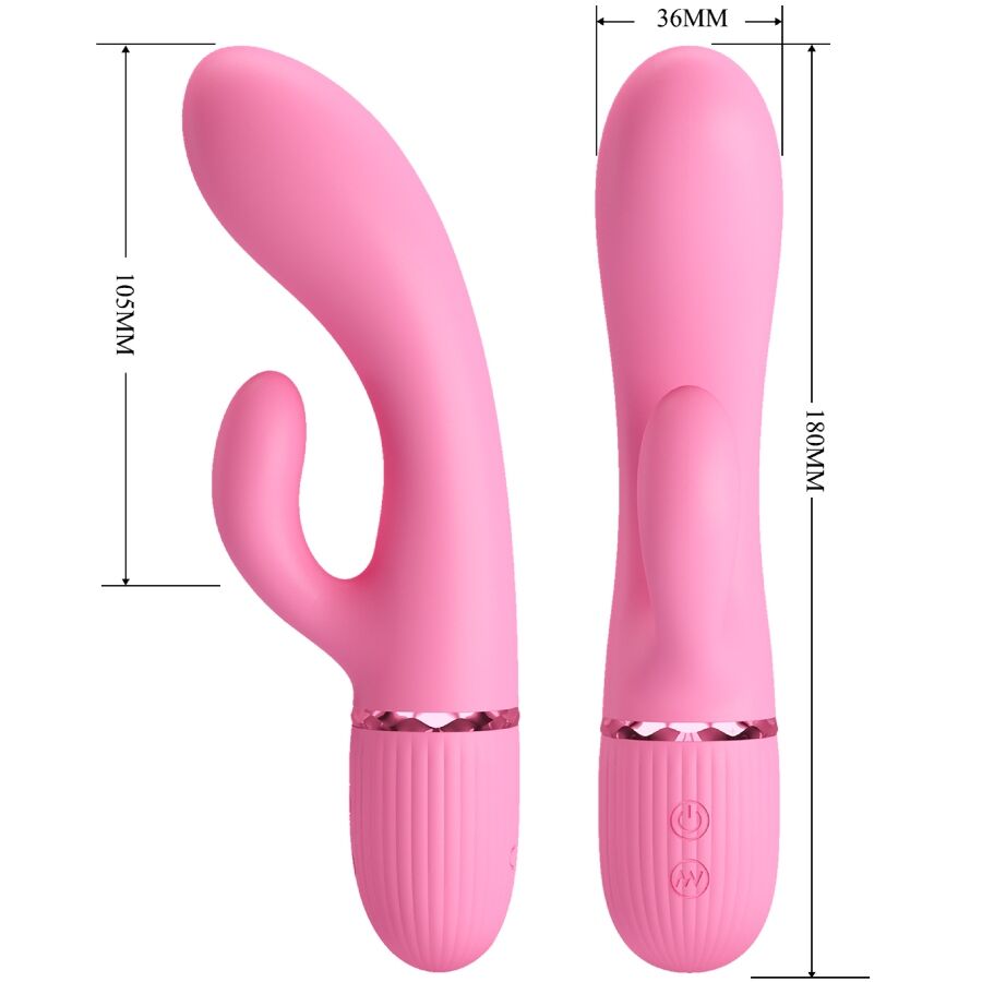 PRETTY LOVE - MARSKI VIBREUR LAPIN ET POINT G ROSE