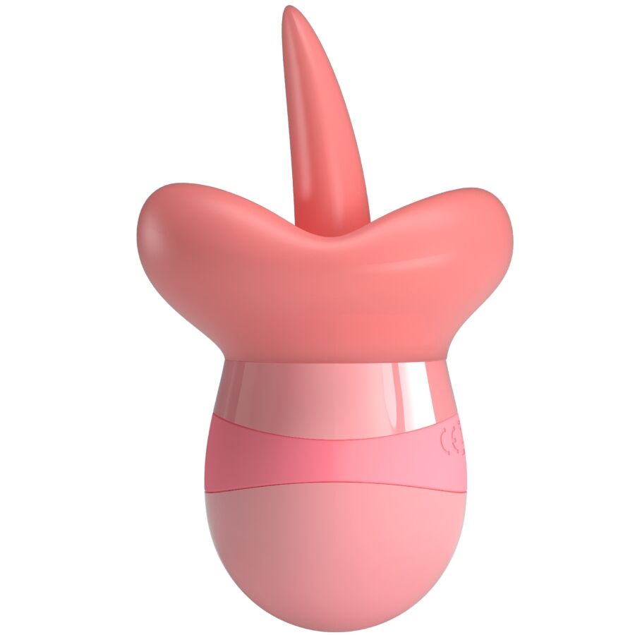 PRETTY LOVE - KYLEE LANGUE STIMULATRICE CLITORIDIENNE 10 VIBRATIONS ROSE NUDE