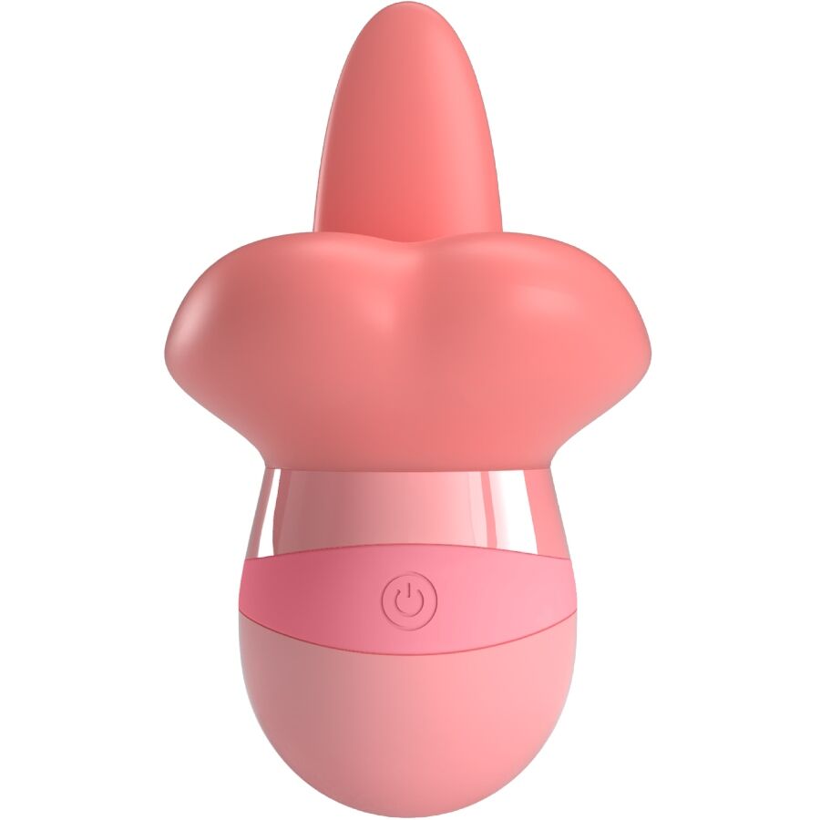 PRETTY LOVE - KYLEE LANGUE STIMULATRICE CLITORIDIENNE 10 VIBRATIONS ROSE NUDE