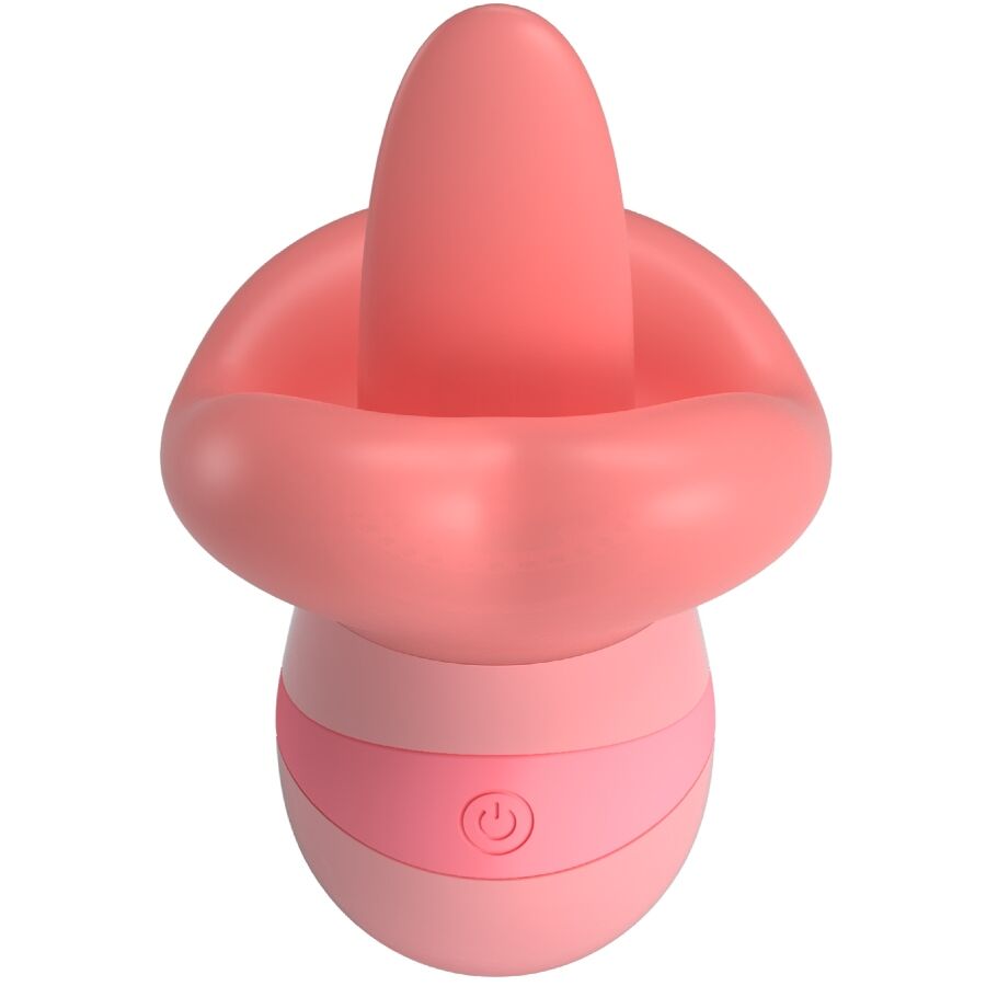 PRETTY LOVE - KYLEE LANGUE STIMULATRICE CLITORIDIENNE 10 VIBRATIONS ROSE NUDE