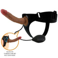 PRETTY LOVE - KYTON HARNESS UNIVERSAL BRIEFS WITH SQUIRTING DILDO 19 CM MULATO