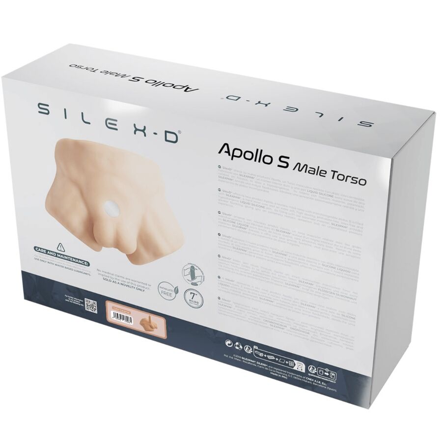 SILEXD - TORSE BAS MASCULIN HYPERRÉALISTE APOLLO CARAMEL
