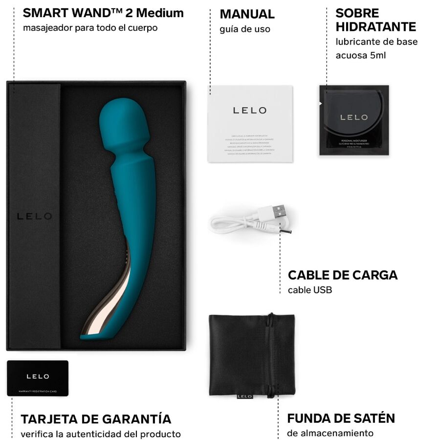 LELO - BAGUETTE SMART MEDIUM 2 VERT D'EAU