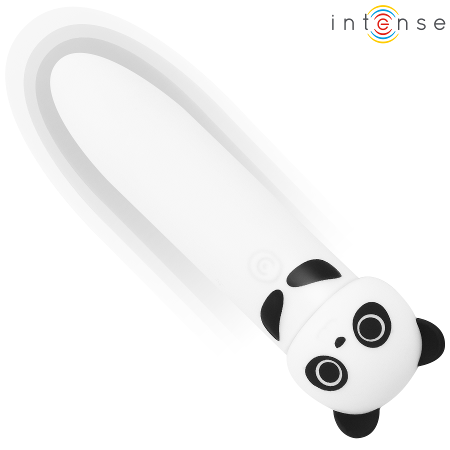 INTENSE - MINI-VIBREUR OEUF PANDA RECHARGEABLE USB 10 X 2.2 CM