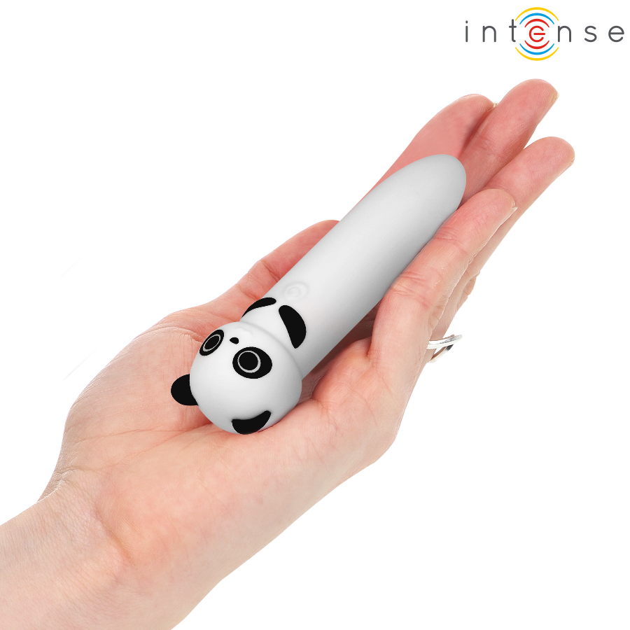 INTENSE - MINI-VIBREUR OEUF PANDA RECHARGEABLE USB 10 X 2.2 CM