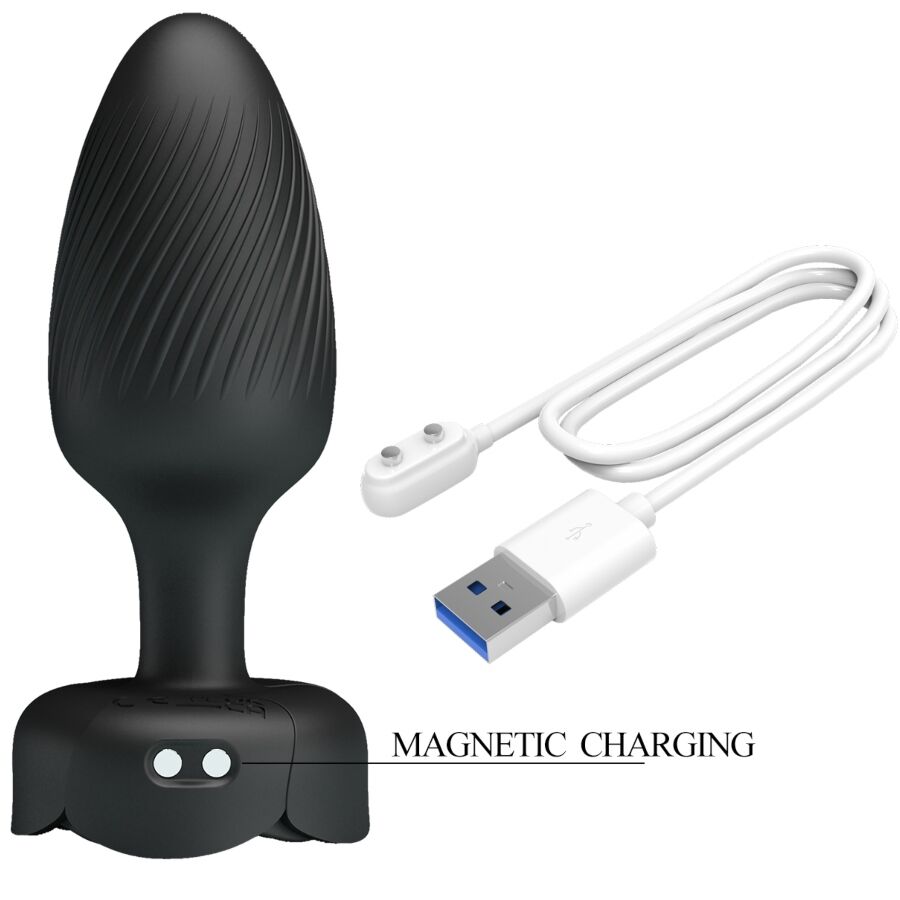 PRETTY LOVE - OSBORN PLUG ANAL AVEC LUMIÈRE LED 9,8 CM