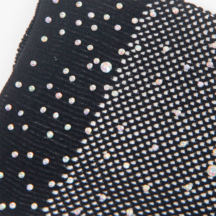 SUBBLIME - 957469 GANTS TRANSPARENTS PAILLETTES NOIRES S/M