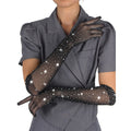 SUBBLIME - 957469 GANTS TRANSPARENTS PAILLETTES NOIRES S/M
