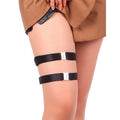 SUBBLIME - 957476 ADJUSTABLE BLACK GARTER BELT