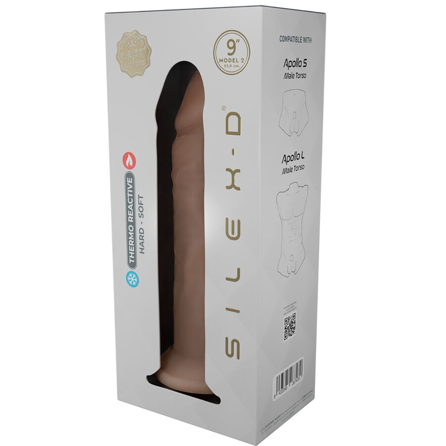 SILEXD - PÉNIS RÉALISTE MODÈLE 9 SILICONE LIQUIDE 22,8 CM