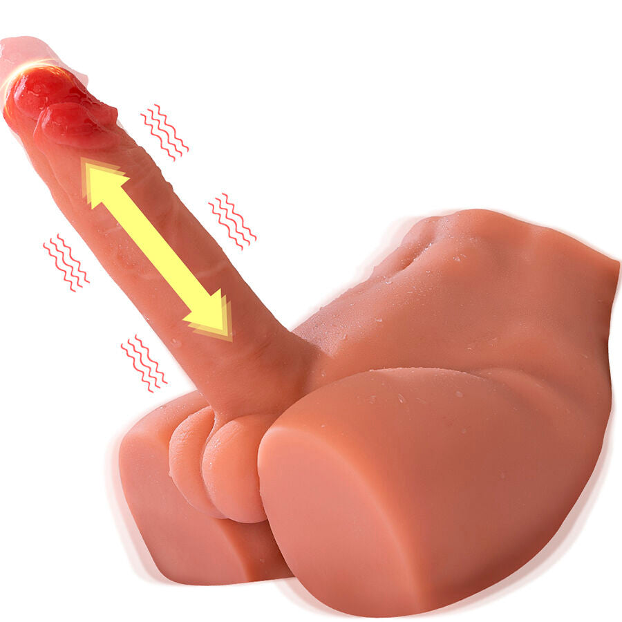 XISE - PEEL GODEMICH CUL MASTURBATEUR GODEMICH RÉALISTE POSITION FRONTALE AVEC MOUVEMENT DE POUSSÉE 17,5 CM