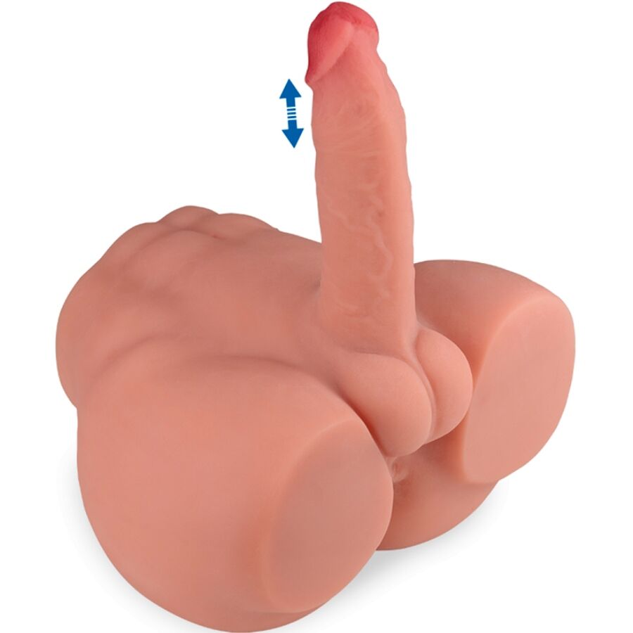 XISE - FREDERICO MASTURBATEUR DILDO RÉALISTE POSITION FRONTALE AVEC MOUVEMENT DE POUSSÉE 15 CM