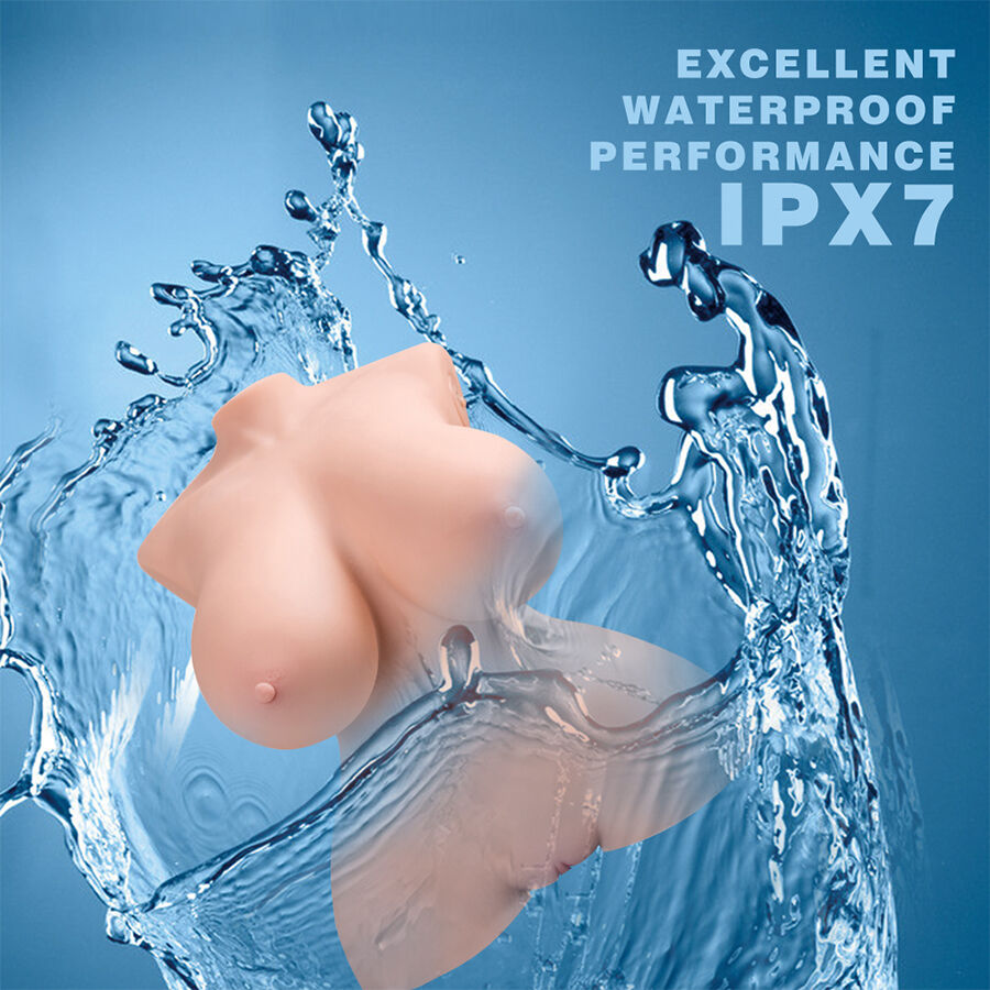 XISE - PETIT TORSE POUSSANT RÉALISTE AVEC VIBRATION FÉMININ 40 CM