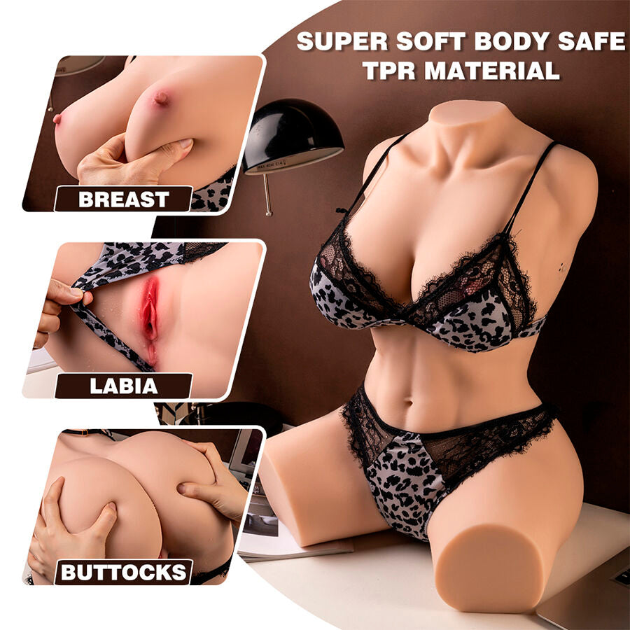 XISE - MURIEL TORSE RÉALISTE FÉMININ AVEC THRUSTING 55 CM
