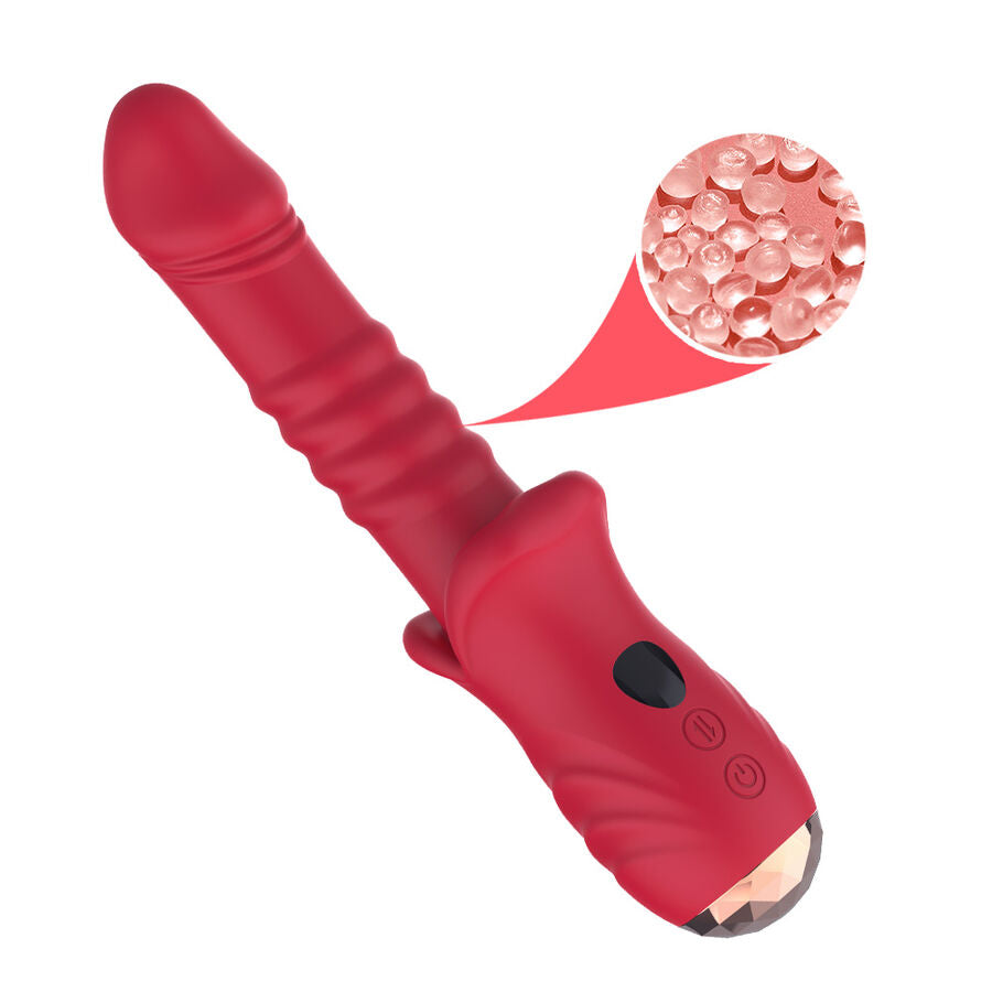 ARMONY - RED A-SPOT VIBRATING DILDO STIMULATOR