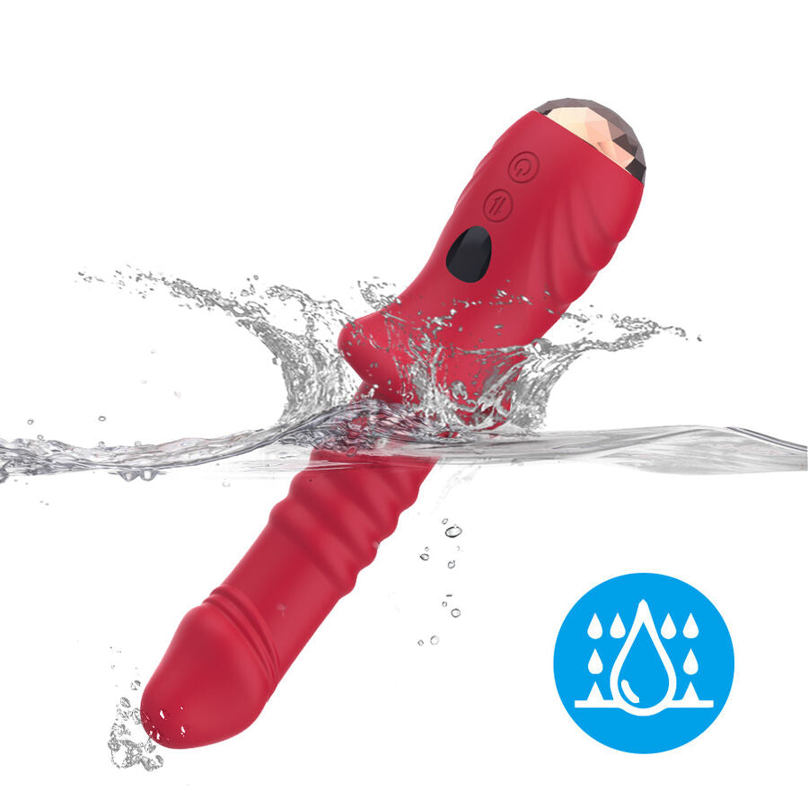 ARMONY - RED A-SPOT VIBRATING DILDO STIMULATOR