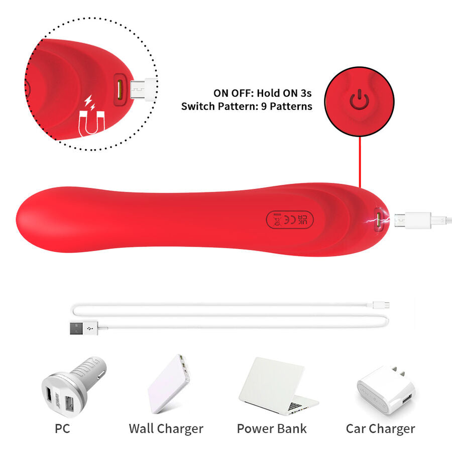 HARMONY - RED SWING TONGUE VIBRATOR